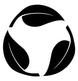 Biodegradable and compostable eco-friendly packaging symbol - recyclable paper bags